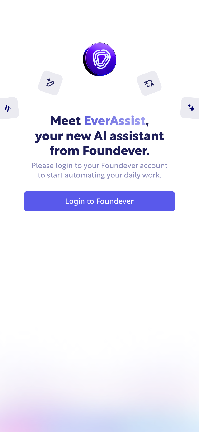 Onboarding EverAssist app